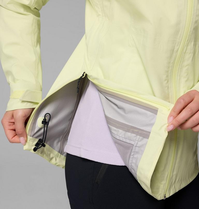 Women's Northwest Explorer 3L Waterproof Jacket, Color: Citron Haze, image 8