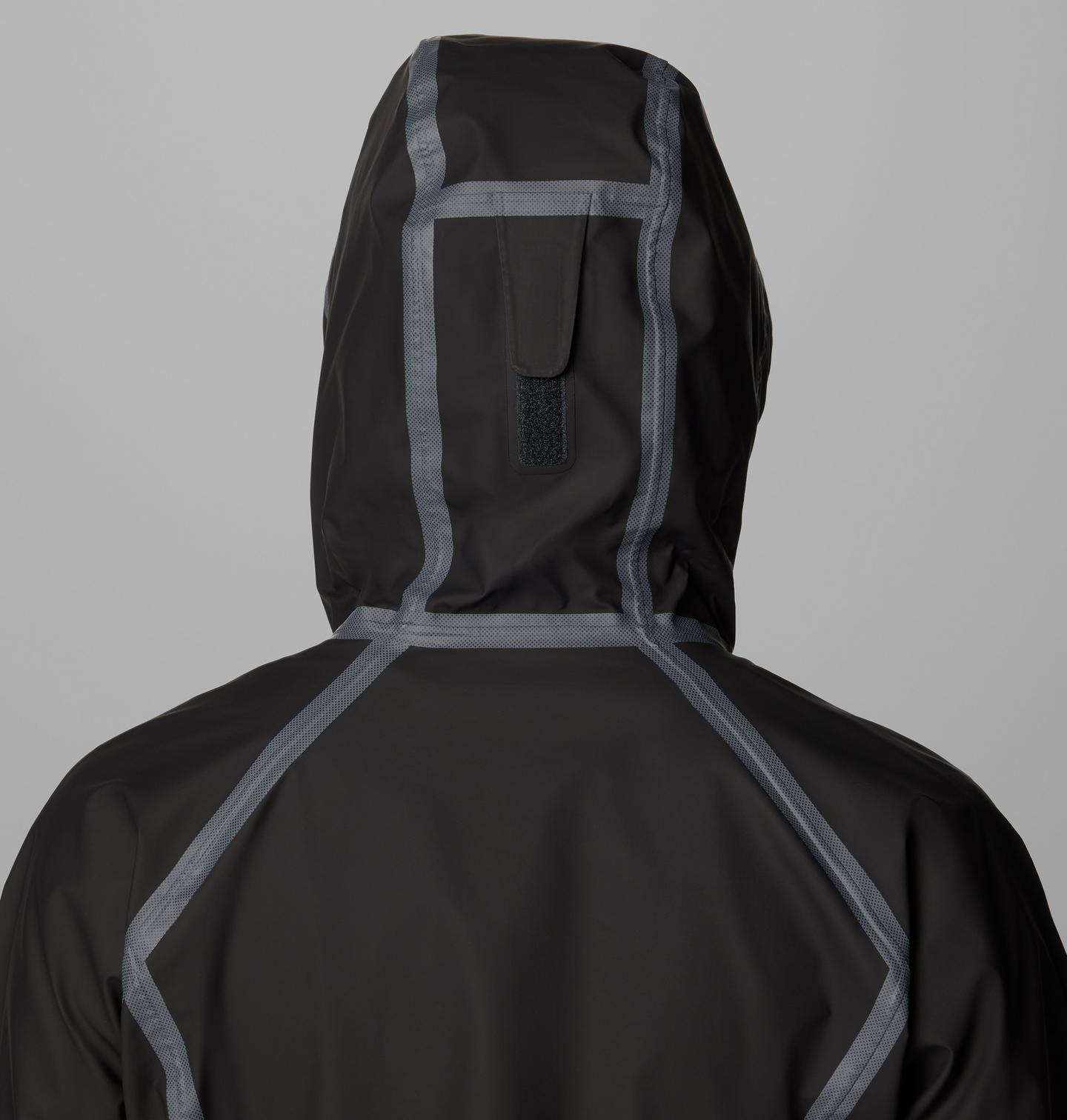Женская куртка Columbia Reign No Shine Rain Jacket, цвет: Чёрный — фото 4