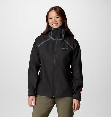 Women's Reign No Shine Waterproof Jacket, Color: Black, image 1