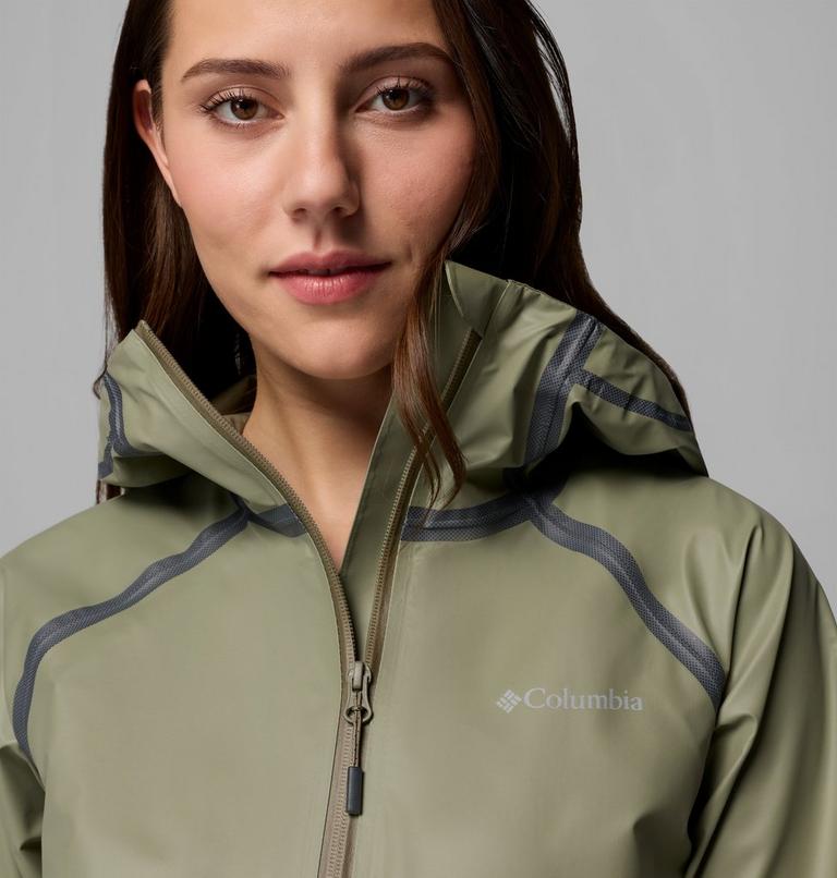 Reign No Shine wasserdichte Jacke f&uuml;r Frauen, Color: Stone Green, image 6