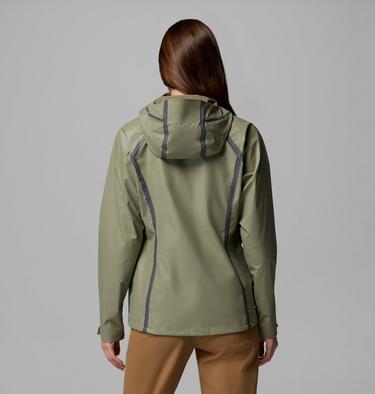 Reign No Shine wasserdichte Jacke f&uuml;r Frauen, Color: Stone Green, image 3