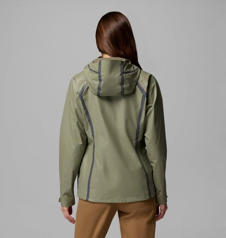 Reign No Shine wasserdichte Jacke f&uuml;r Frauen, Color: Stone Green, image 3