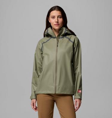 Reign No Shine wasserdichte Jacke f&uuml;r Frauen, Color: Stone Green, image 1