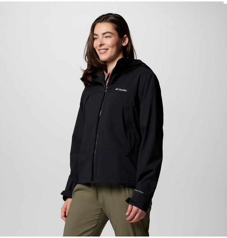 Chaqueta impermeable Boulder Falls para mujer, Color: Black, image 3
