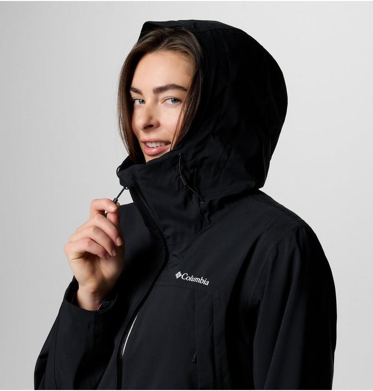 Chaqueta impermeable Boulder Falls para mujer, Color: Black, image 4