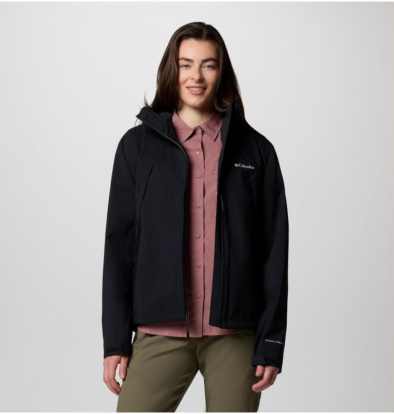 Chaqueta impermeable Boulder Falls para mujer, Color: Black, image 7