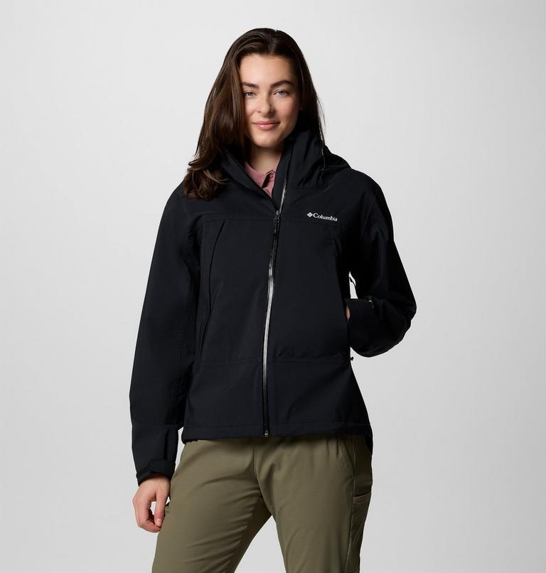 Chaqueta impermeable Boulder Falls para mujer, Color: Black, image 1