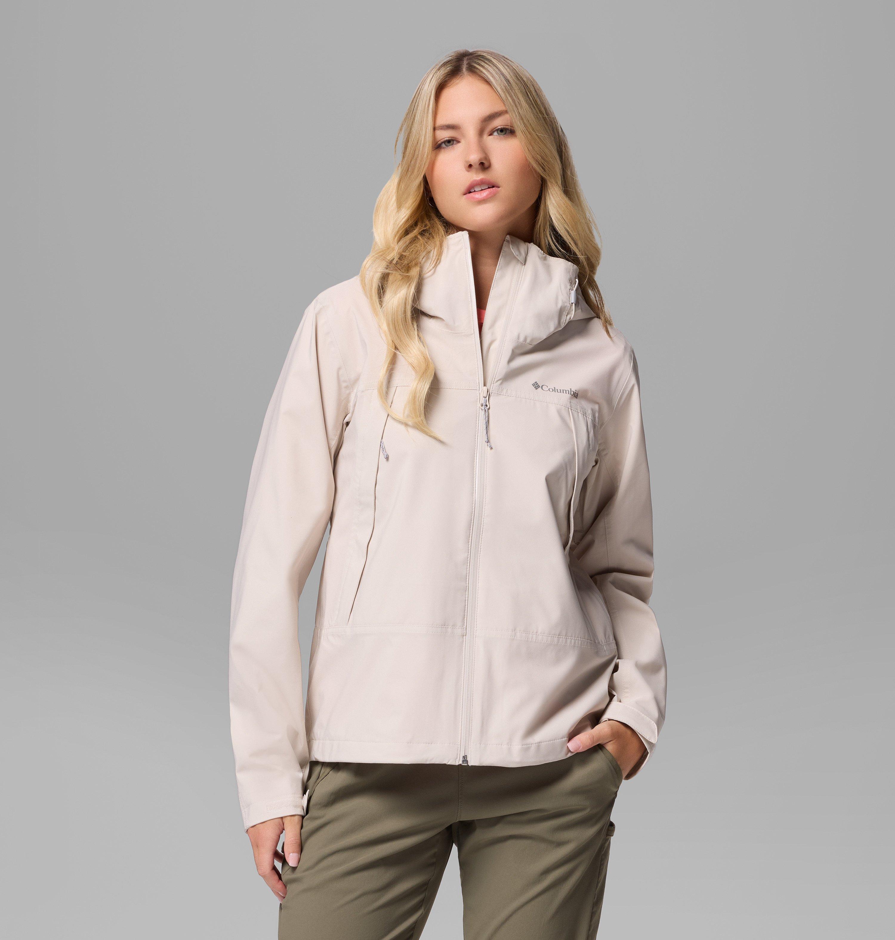 Columbia Sportswear Women's Brown Columbia - Boulder Falls™ Waterproof Jacket - Dark Stone Small