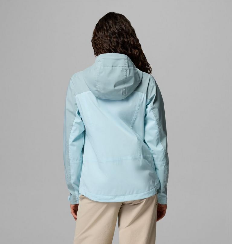 Chaqueta impermeable Boulder Falls para mujer, Color: Marine Light, Crushed Blue, image 3
