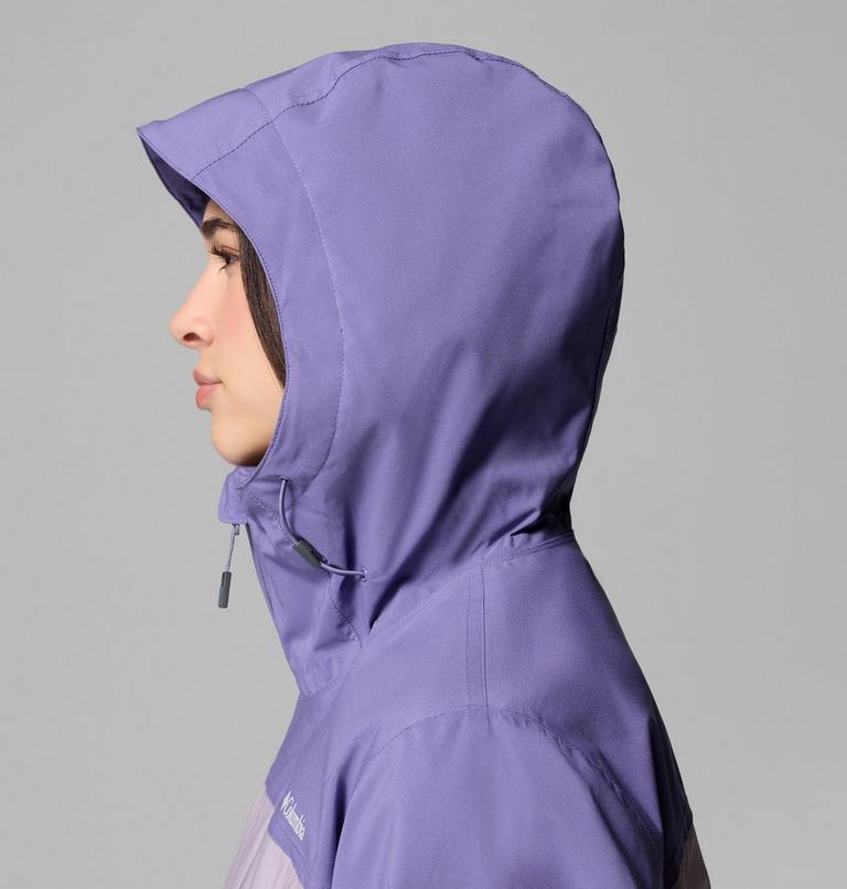 Women's Boulder Falls Waterproof Jacket, Color: Shale Purple, Stormwatch, image 7