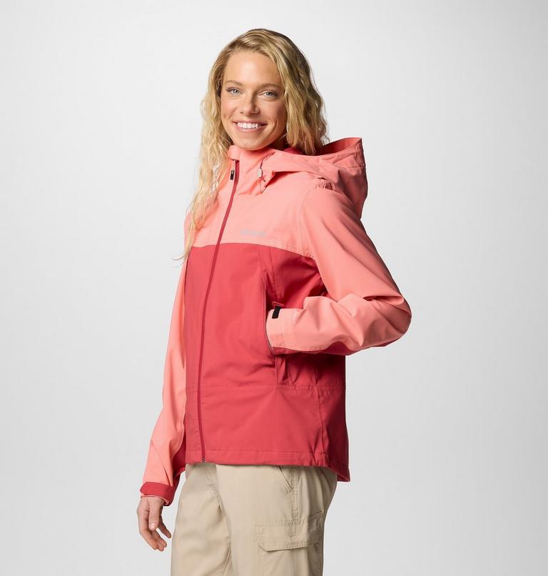 Chaqueta impermeable Boulder Falls para mujer, Color: Daredevil, Alpenglow, image 3