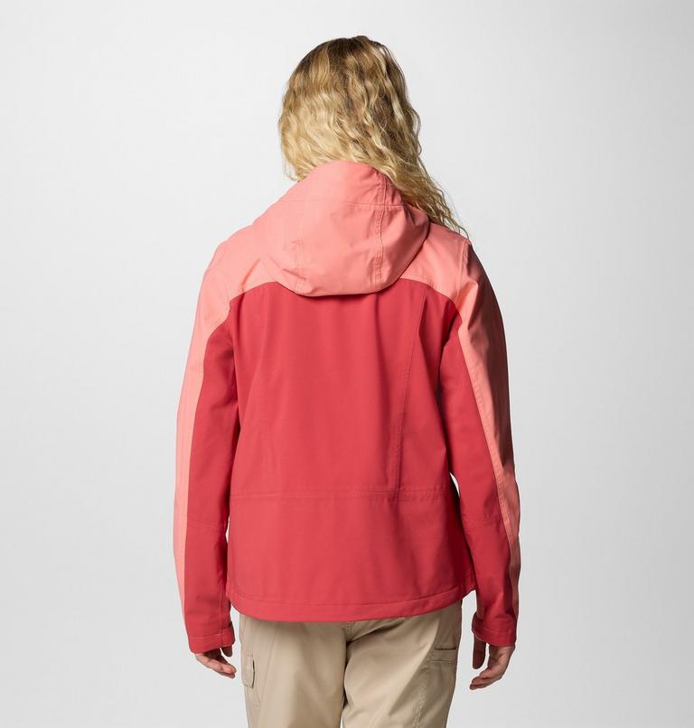 Chaqueta impermeable Boulder Falls para mujer, Color: Daredevil, Alpenglow, image 2