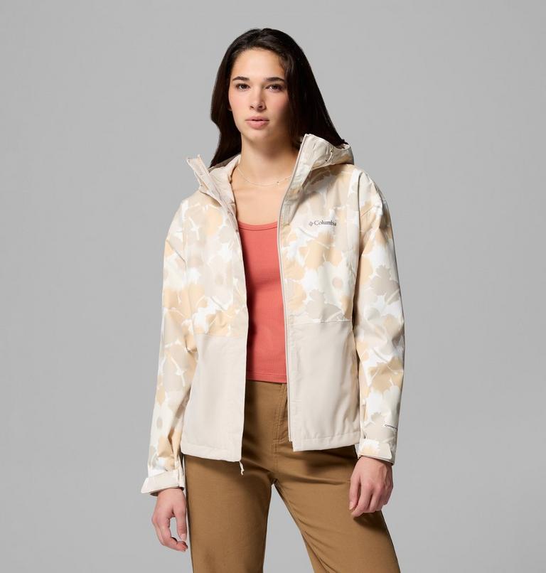 Hikebound wasserdichte Jacke mit Print f&uuml;r Frauen, Color: Dark Stone Ikatbloom Print, Dark Stone, image 5