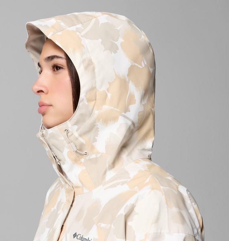 Hikebound wasserdichte Jacke mit Print f&uuml;r Frauen, Color: Dark Stone Ikatbloom Print, Dark Stone, image 8