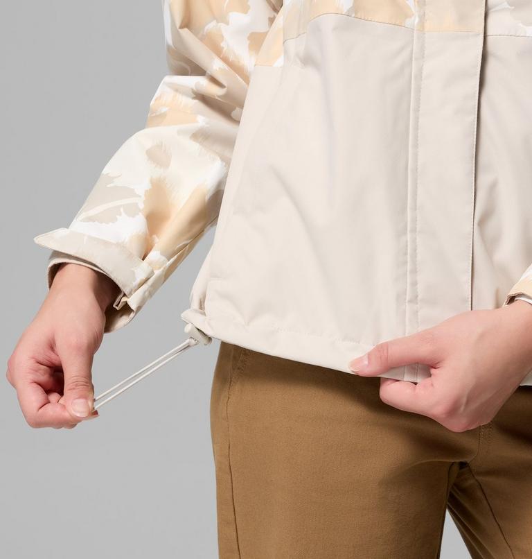 Hikebound wasserdichte Jacke mit Print f&uuml;r Frauen, Color: Dark Stone Ikatbloom Print, Dark Stone, image 9