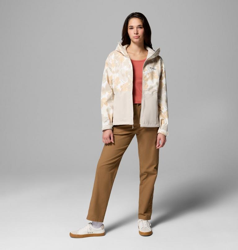 Hikebound wasserdichte Jacke mit Print f&uuml;r Frauen, Color: Dark Stone Ikatbloom Print, Dark Stone, image 2