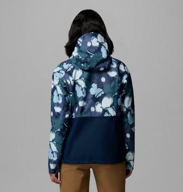 Hikebound wasserdichte Jacke mit Print f&uuml;r Frauen, Color: Collegiate Navy Ikatbloom, Coll Navy, image 7