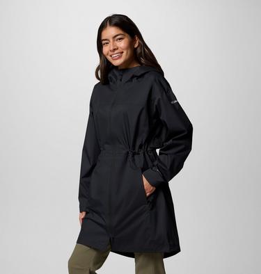 Women's Weekend Adventure II Long Shell, Color: Black, image 19