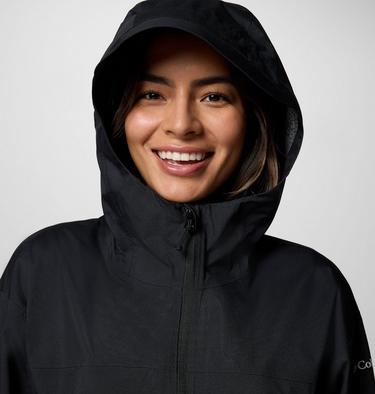 Women's Weekend Adventure II Long Shell, Color: Black, image 20