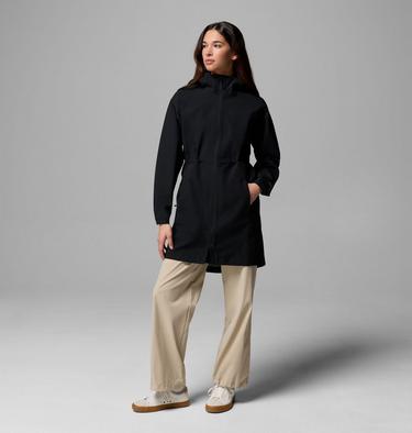 Women's Weekend Adventure II Long Shell, Color: Black, image 2