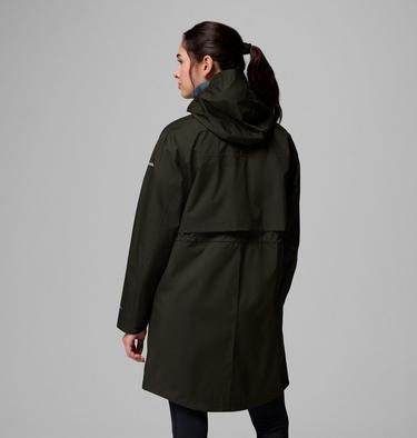 Women's Weekend Adventure II Long Shell, Color: Greenscape, image 15