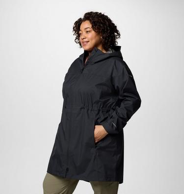 Women's Weekend Adventure II Long Shell - Plus Size, Color: Black, image 11