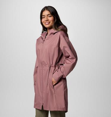 Weekend Adventure II lange wasserdichte Jacke für Frauen, Color: Fig, image 3