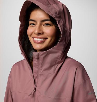 Weekend Adventure II lange wasserdichte Jacke für Frauen, Color: Fig, image 4