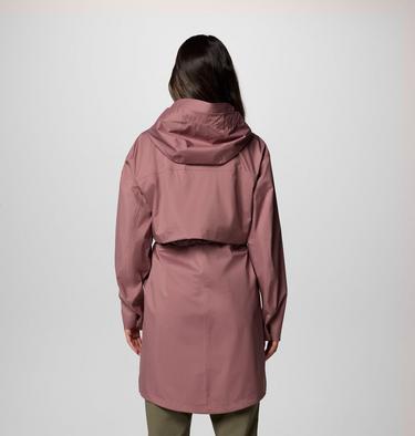 Weekend Adventure II lange wasserdichte Jacke für Frauen, Color: Fig, image 2