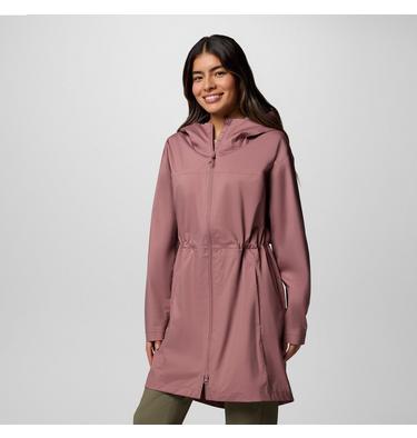 Weekend Adventure II lange wasserdichte Jacke für Frauen, Color: Fig, image 1