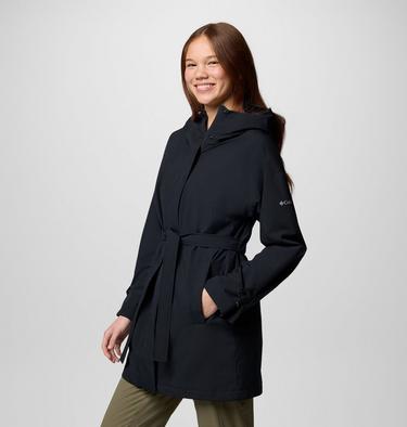 Here And There III wasserdichte Trench Jacke für Frauen, Color: Black, image 7