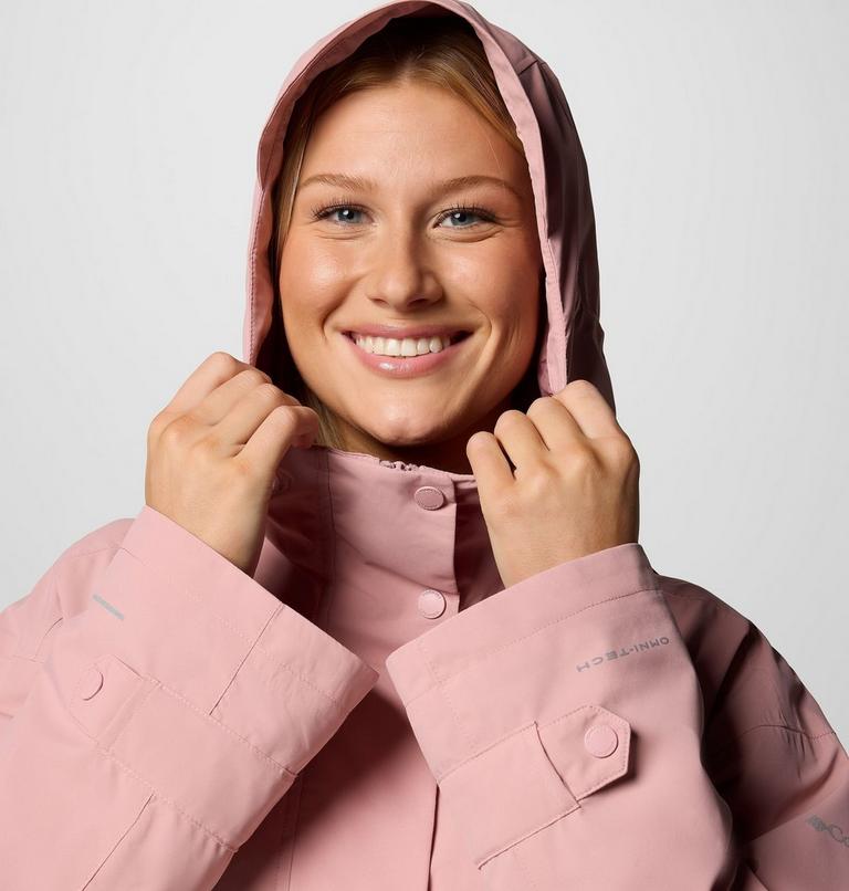 Here And There III Trench Jacket, Color: Eraser Pink, image 4