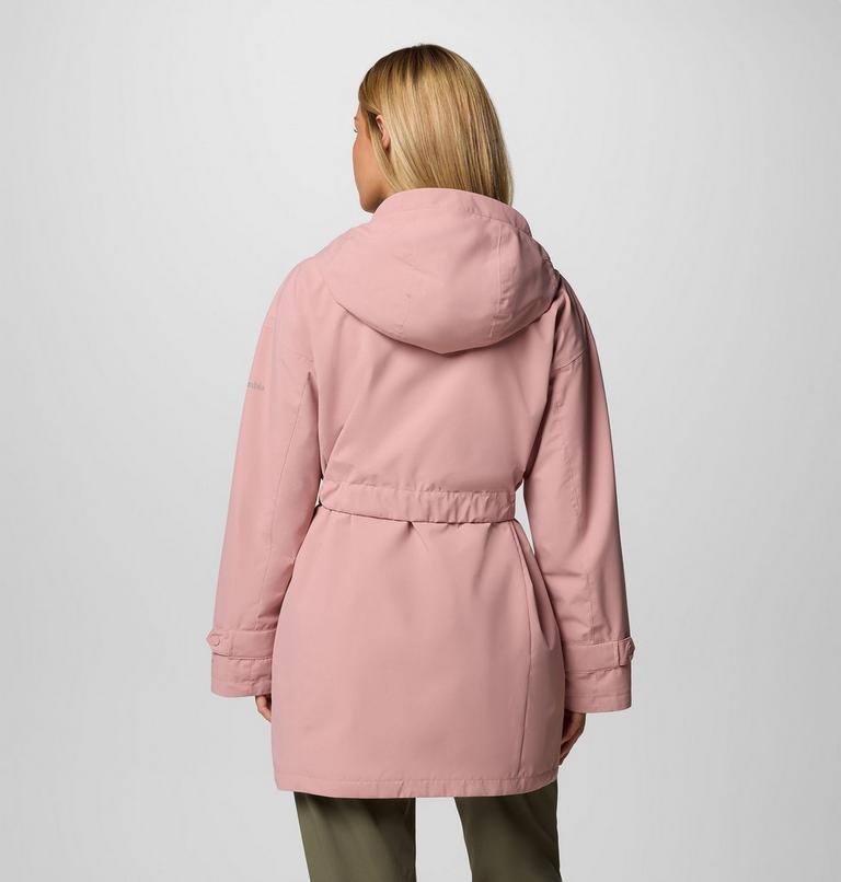 Here And There III Trench Jacket, Color: Eraser Pink, image 2