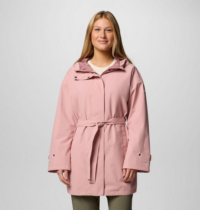 Here And There III Trench Jacket, Color: Eraser Pink, image 1