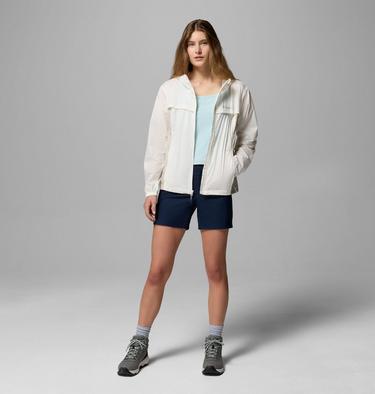 Coupe-vent &agrave; Capuche Crested Canyon Femme, Color: Sea Salt, Dark Stone, image 2