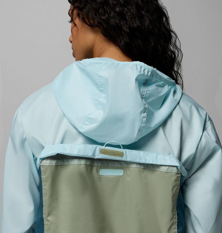 Women's Crested Canyon Hooded Windbreaker, Color: Safari, Everblue, Marine Light, image 7