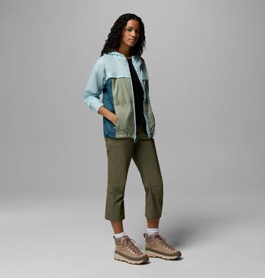 Coupe-vent &agrave; Capuche Crested Canyon Femme, Color: Safari, Everblue, Marine Light, image 2