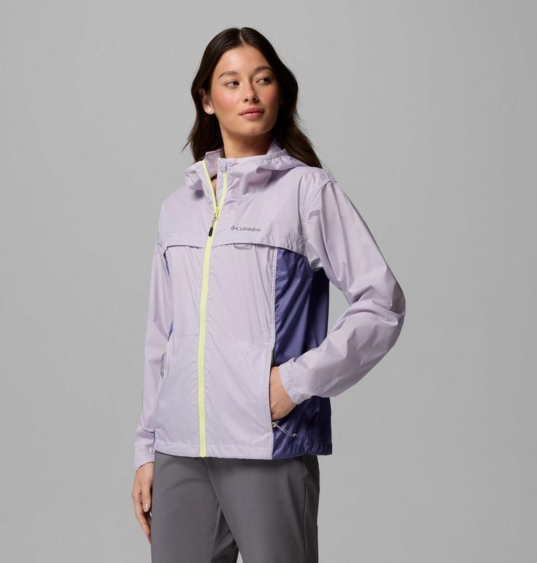 Women's Crested Canyon Hooded Windbreaker, Color: Lavender Pearl, Stormwatch, image 4
