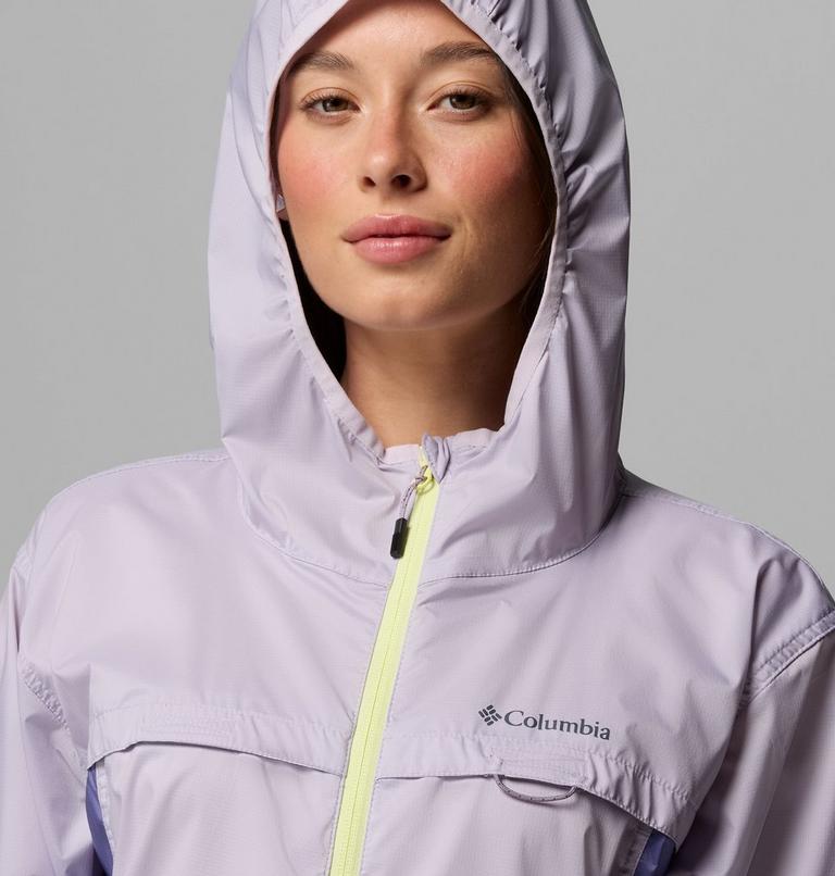 Women's Crested Canyon Hooded Windbreaker, Color: Lavender Pearl, Stormwatch, image 6