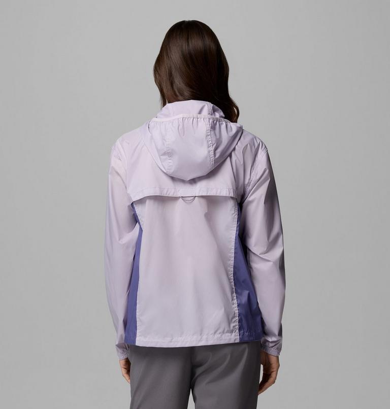 Women's Crested Canyon Hooded Windbreaker, Color: Lavender Pearl, Stormwatch, image 3