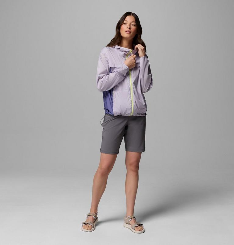 Women's Crested Canyon Hooded Windbreaker, Color: Lavender Pearl, Stormwatch, image 2