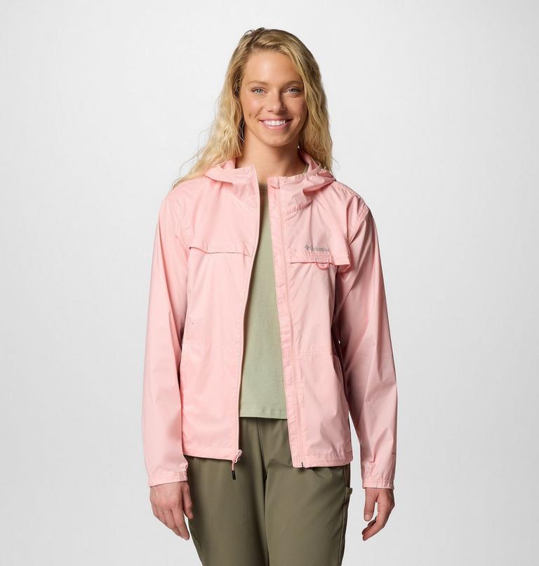 Women's Crested Canyon Windbreaker, Color: Pink Sand, Fig, image 8