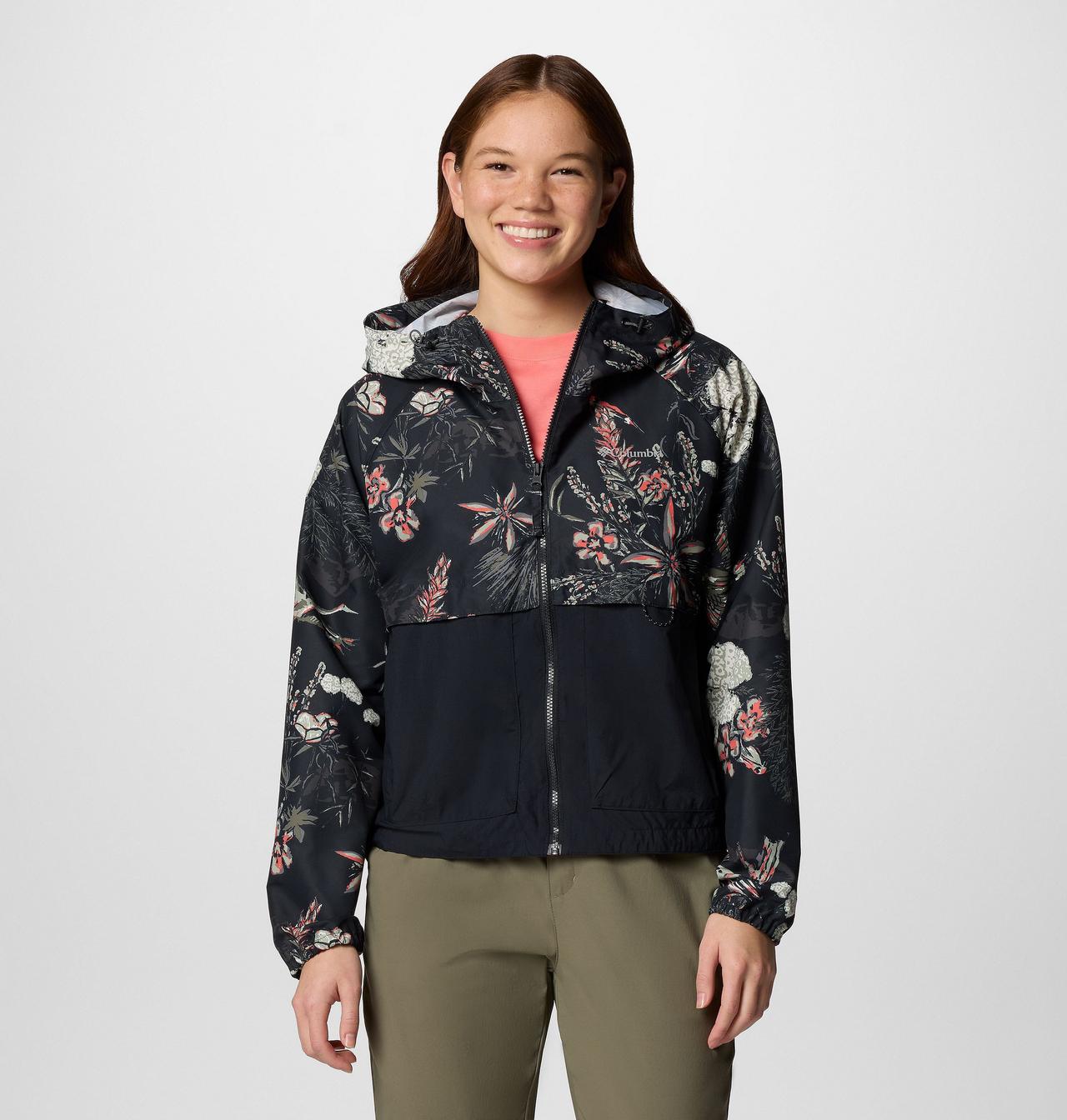 Women's Spire Valley™ Printed Windbreaker | 010 | S 1