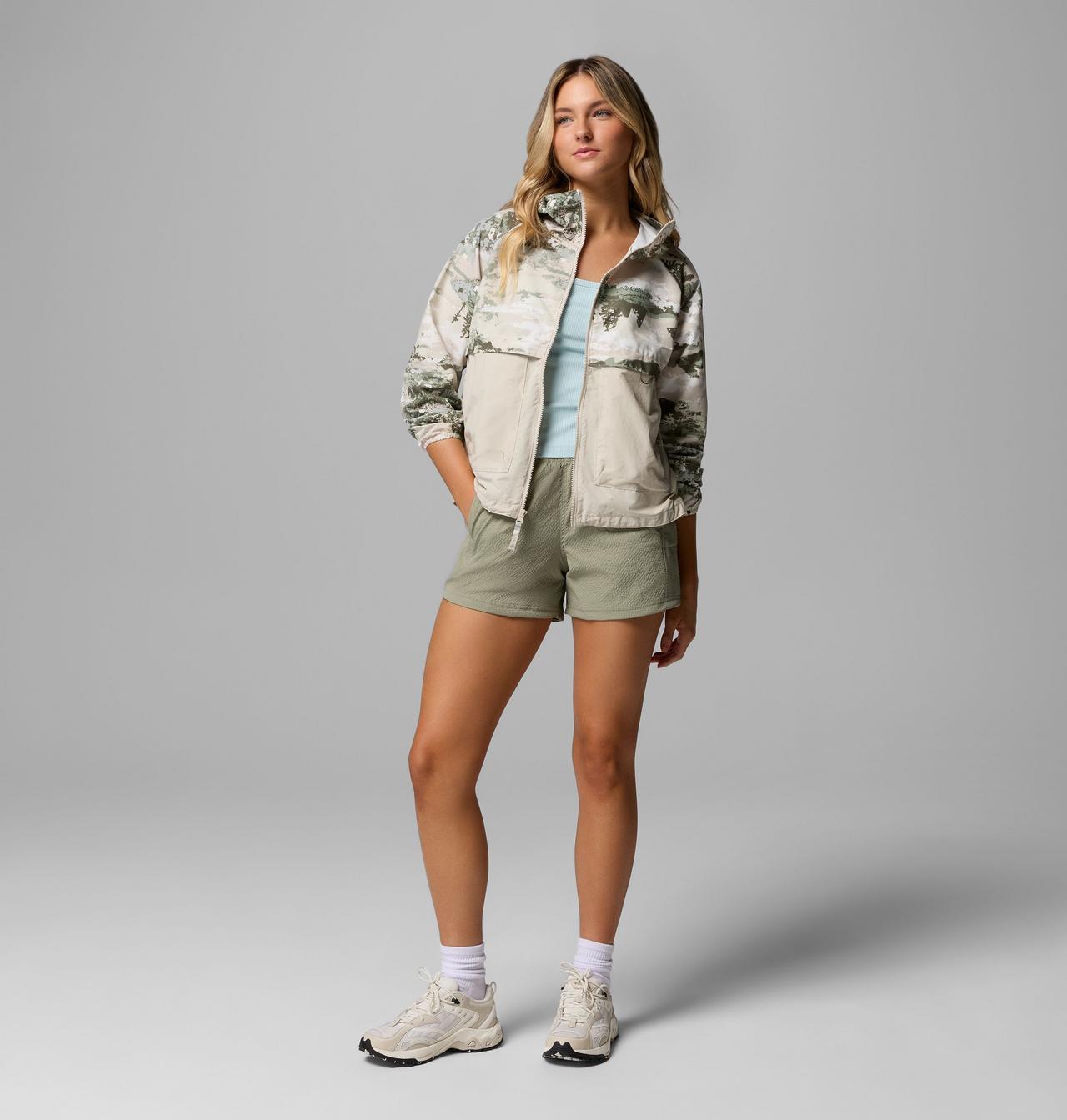 Women's Spire Valley™ Printed Windbreaker | 349 | L 2