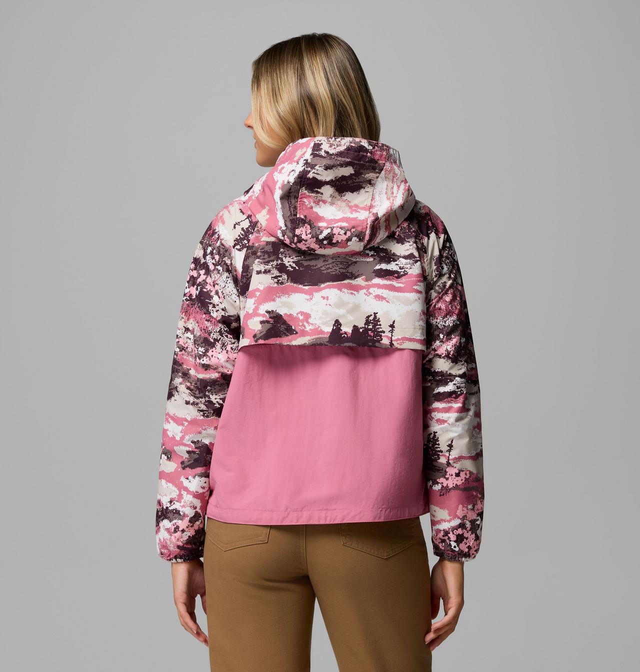 Women's Spire Valley™ Printed Hooded Windbreaker | Columbia Sportswear