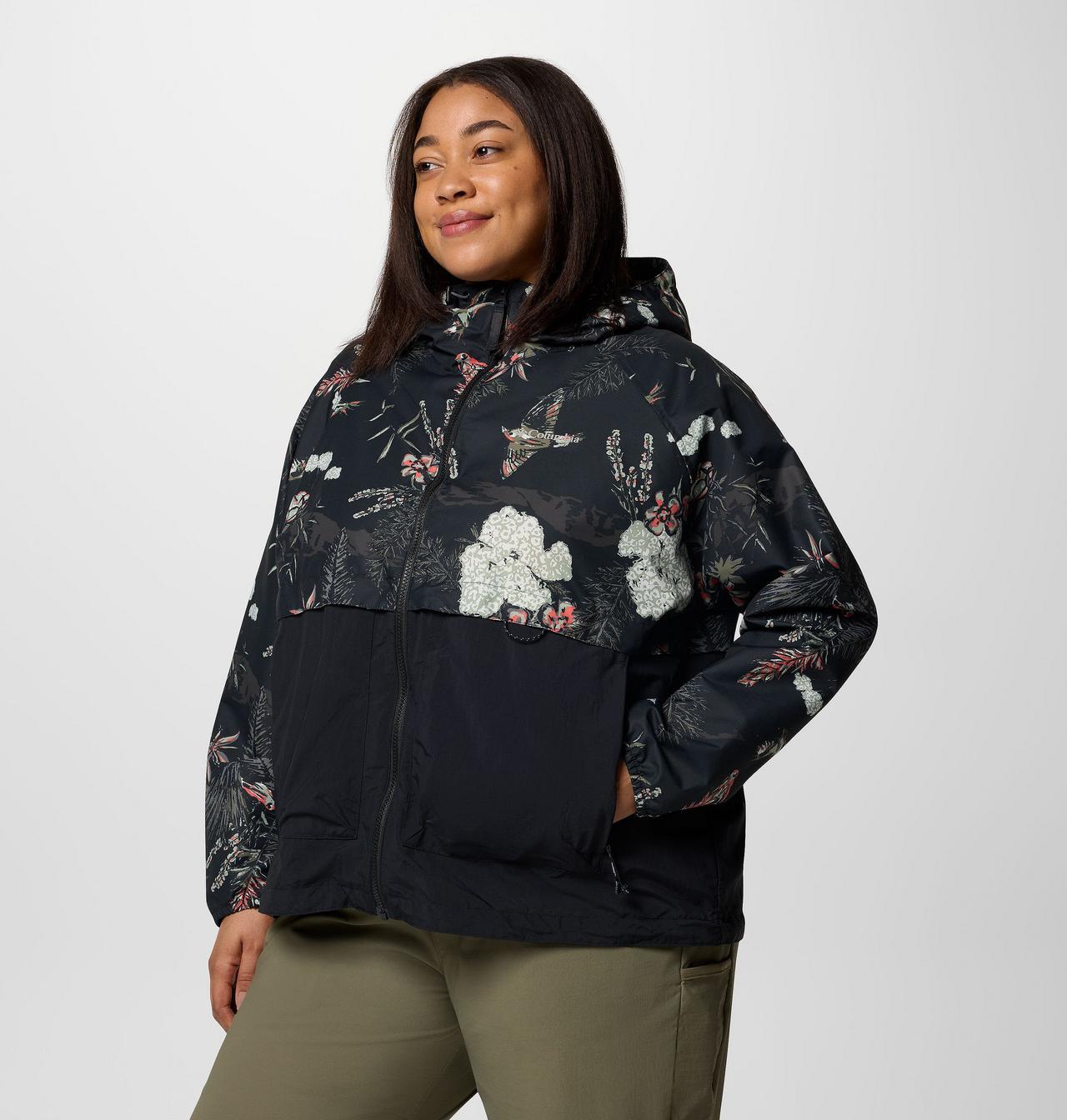 Women's Spire Valley™ Printed Windbreaker - Plus Size 3