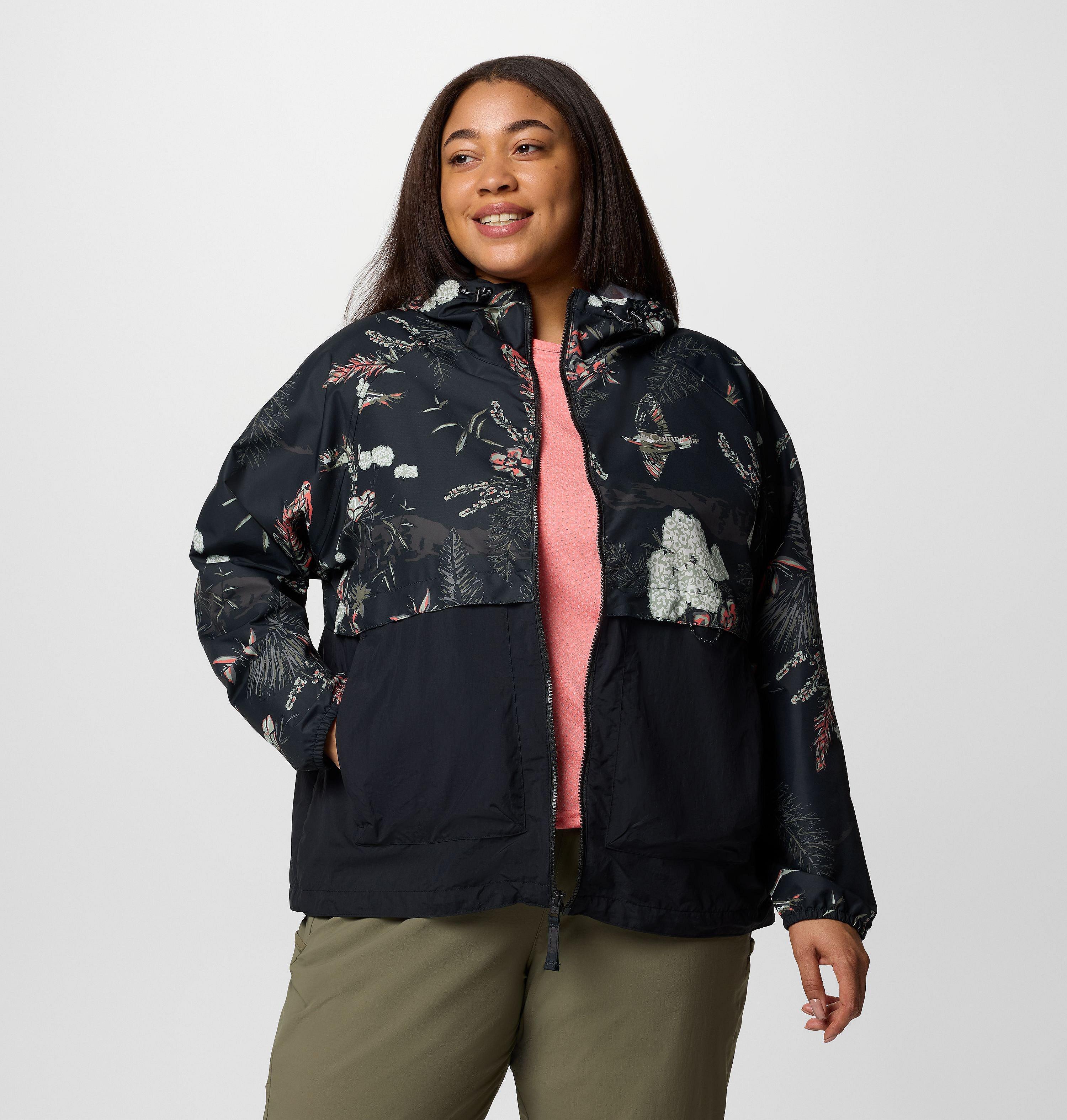 Women's Spire Valley™ Printed Windbreaker - Plus Size | 010 | 2X 6