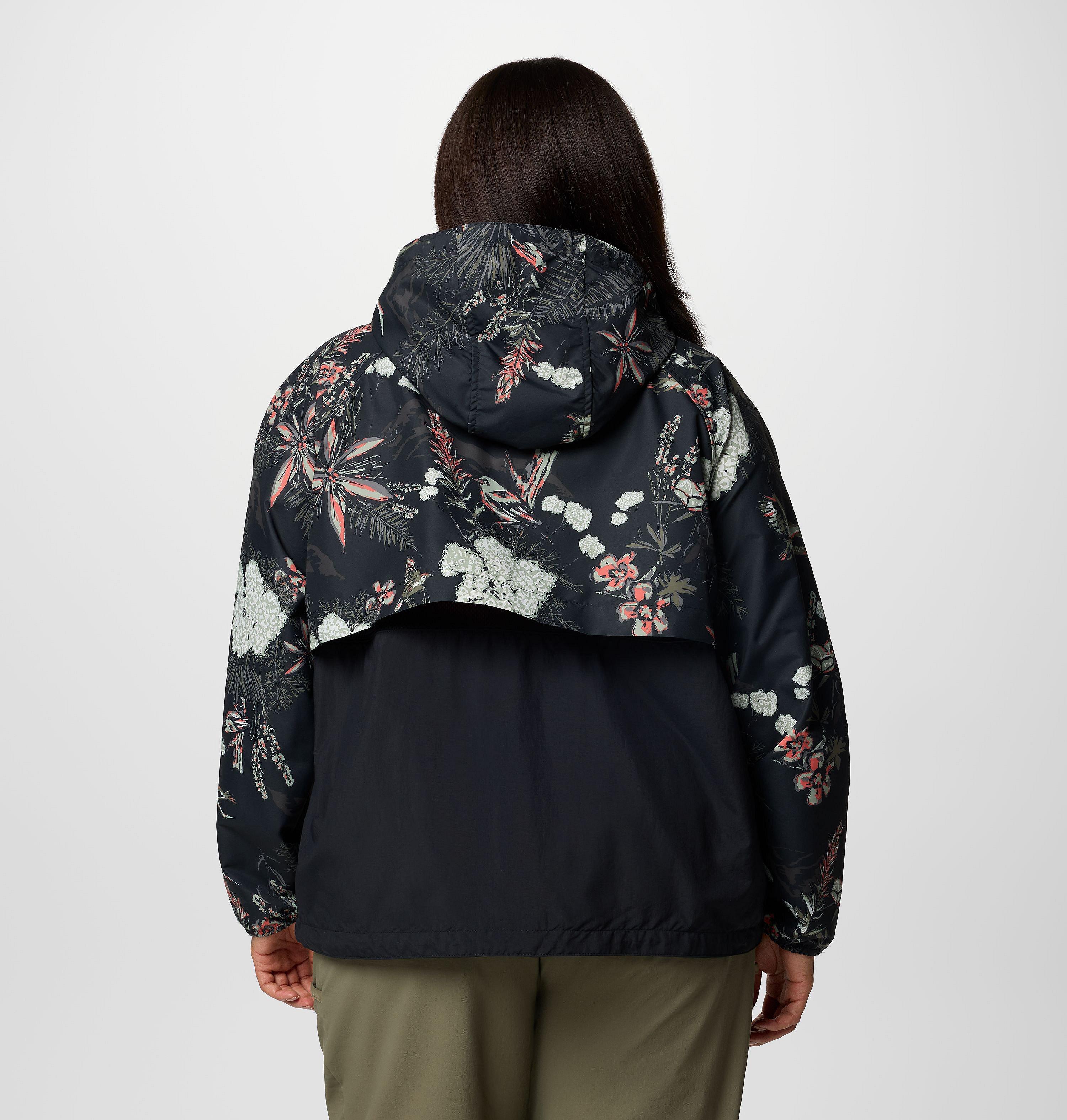 Women's Spire Valley™ Printed Windbreaker - Plus Size | 010 | 2X 2