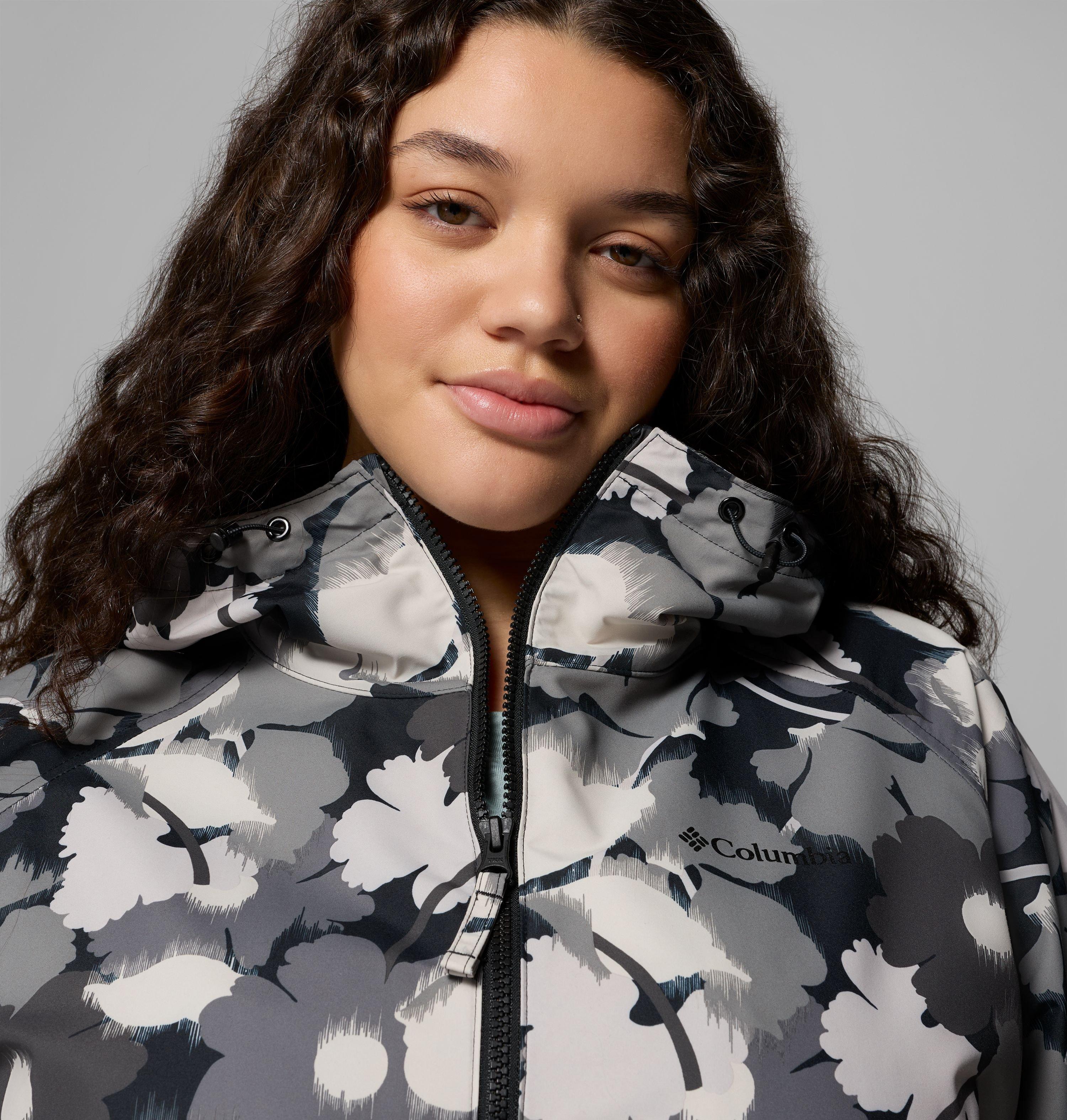 Women's Spire Valley Printed Windbreaker - Plus Size 6
