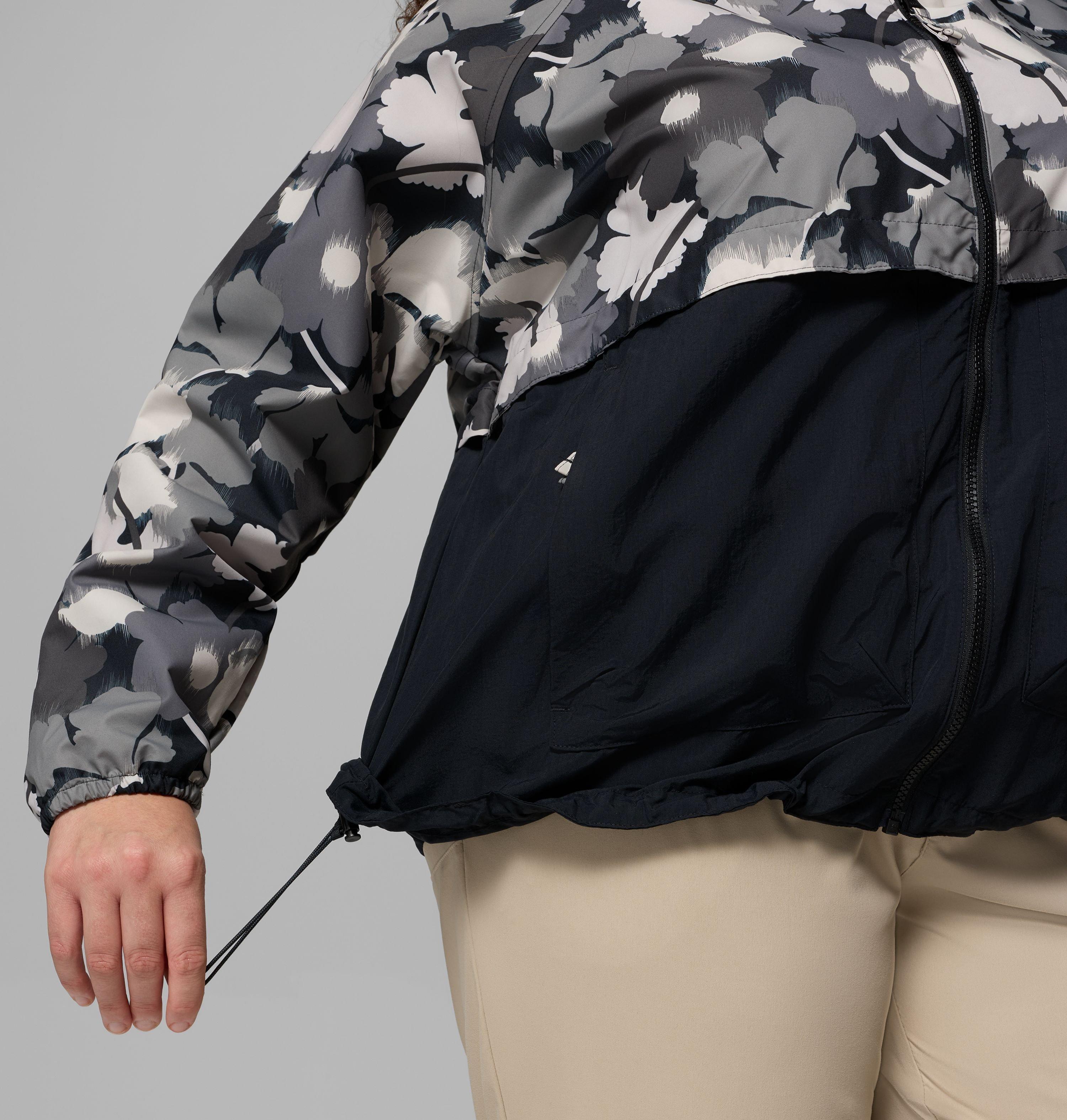 Women's Spire Valley Printed Windbreaker - Plus Size 7